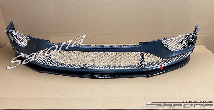 Custom Bentley GTC  Convertible Front Lip/Splitter (2015 - 2017) - $540.00 (Part #BT-042-FA)